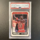 Fleer 1988-89 Michael Jordan #17 Chicago Bulls Basketball Card PSA 8 Graded