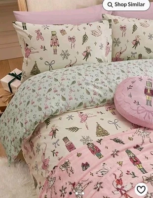 GEORGE HOME Single - Bedding Duvet Cover Nutcracker Chirstmas Novelty Bed Xmas Festive Gifts
