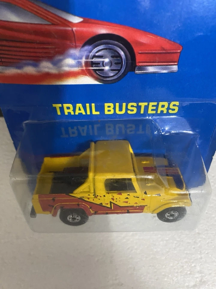 Hot Wheels 1982 Trail Busters Leo India Jeep Scrambler In Blister Pk Very Rare! - Image 2 of 4