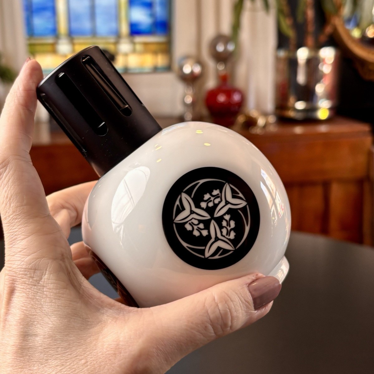 Lampe Berger リモージュ焼きランプ Vintage Lampe Berger Artoria Limoges Japan Blanc White Fragrance