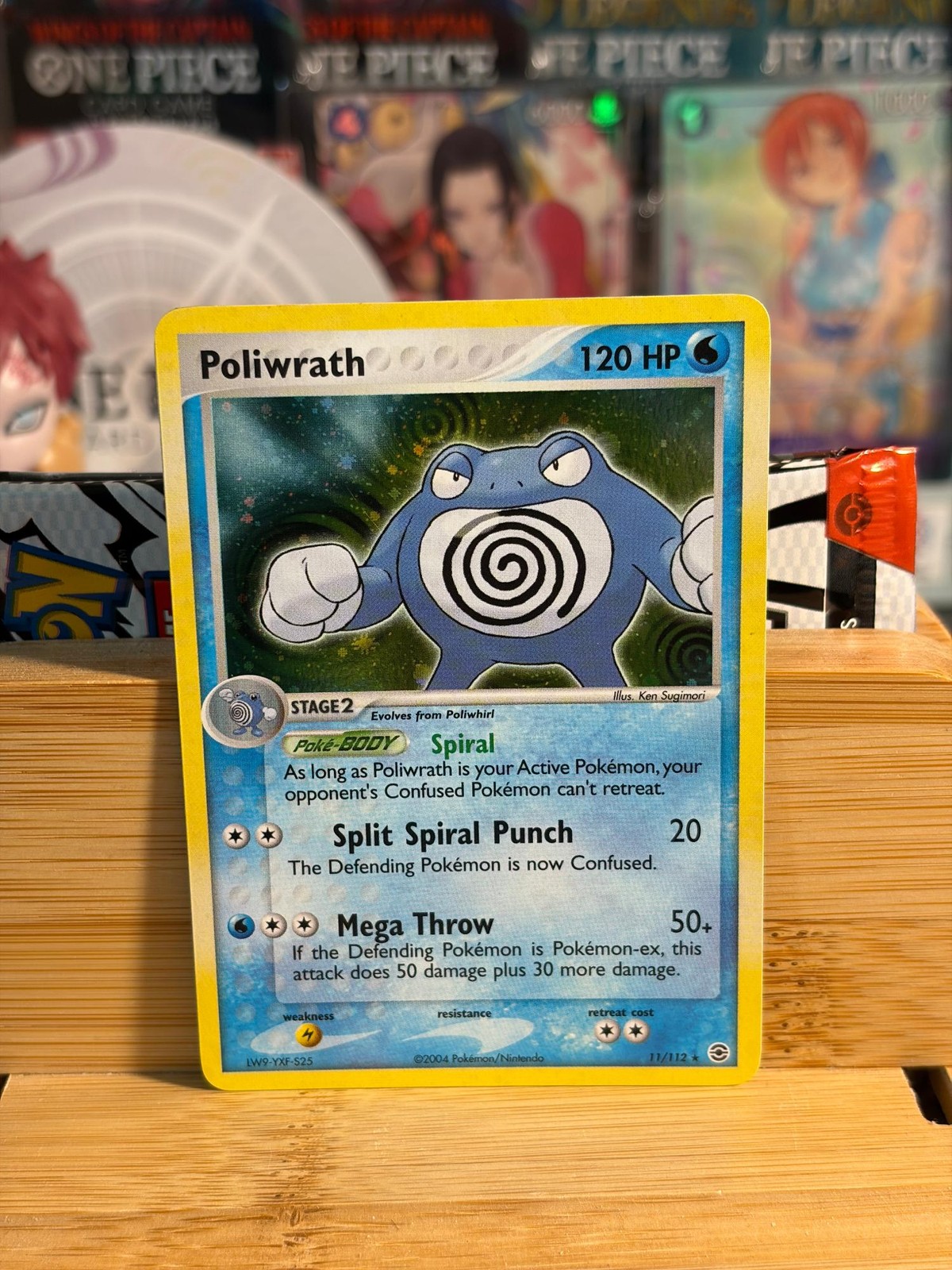 POLIWRATH 11/112 FireRed & LeafGreen Holo Rare Reverse Holo Pokemon TCG NM/M