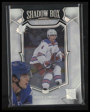 2023-24 SPX Hockey Shadow Box Rookies Braden Schneider #SB-46 RC NY Rangers