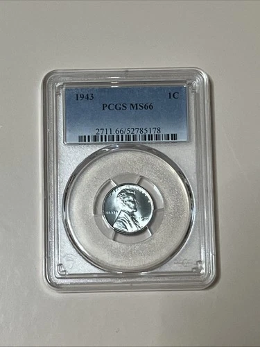 1943  Lincoln Wheat Cent-PCGS MS 66