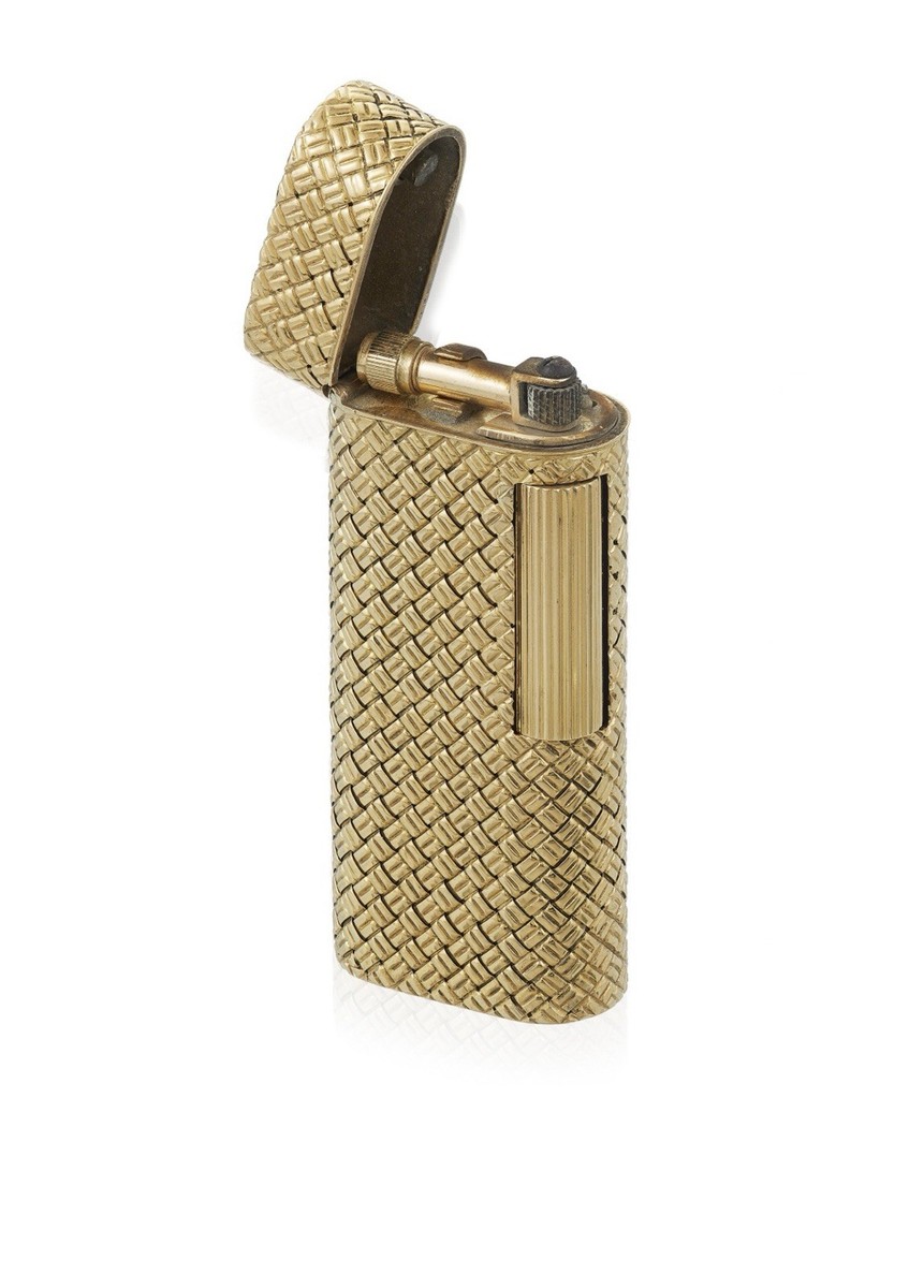 Van Cleef & Arpels 18k Yellow Gold Vintage Lighter (Dunhill Van Cleef & Arpels 18k Yellow Gold Vintage Lighter (Dunhill