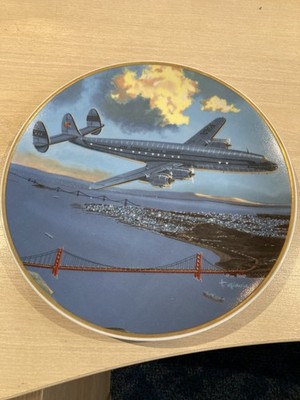 Pan Am Pioneer Flights Constellation Circles The Globe Plate 2 