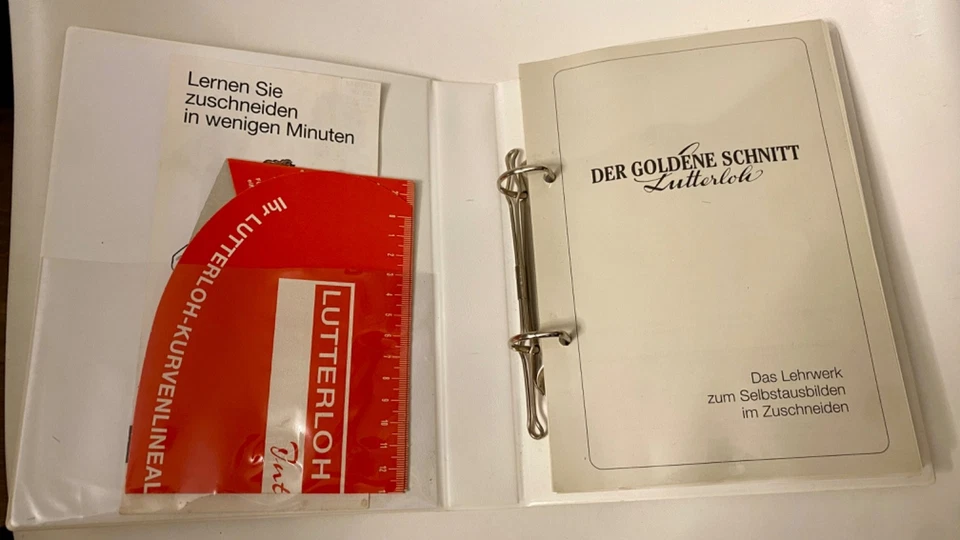 LUTTERLOH System Der Goldene Schnitt 2006 2007 Lehrwerk zum Zuschneiden - Bild 2 von 4