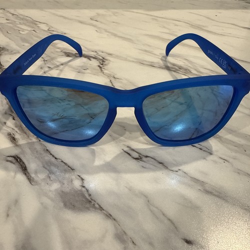 goodr Falkor's Fever Dream Sunglasses Blue Polarized Used