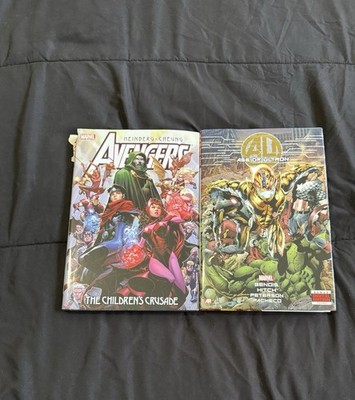 Marvel Comics Avengers Children's Crusade Age of Ultron Hardcover Lot Heinberg  
