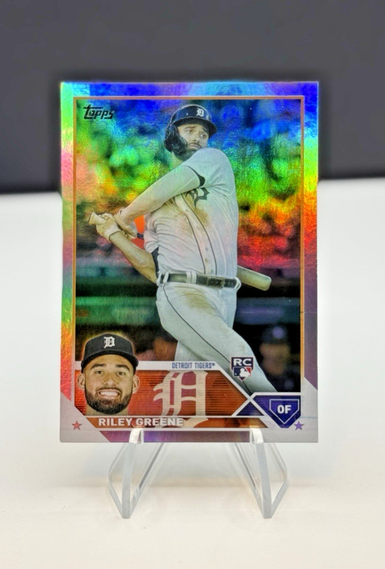 2023 Topps Riley Greene Rookie Rainbow Foil #31 Detroit Tigers RC
