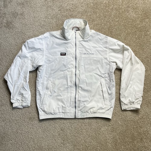 Chaqueta SLAM Yachting Ropa Deportiva Para Hombre GRANDE Blanca Diseño Italiano Ligera Usada en Excelente Condición - Imagen 1 de 18