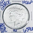 1926 D SILVER PEACE DOLLAR AUTHENTIC HI GRADE U.S. MINT COIN RARE KEY DATE 6596