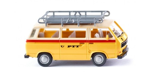 Wiking 029201 HO PTT Volkswagen T3 poste de autobús amarillo | Zustand: New