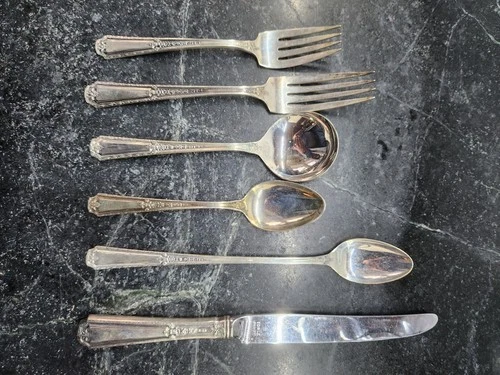 Towle Louis XIV Sterling Silver 6 Piece Place Settings - No Monogram