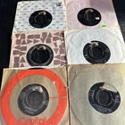 Lot of 6 Elvis 45’s Vinyl Records Well Loved From The 1950’s