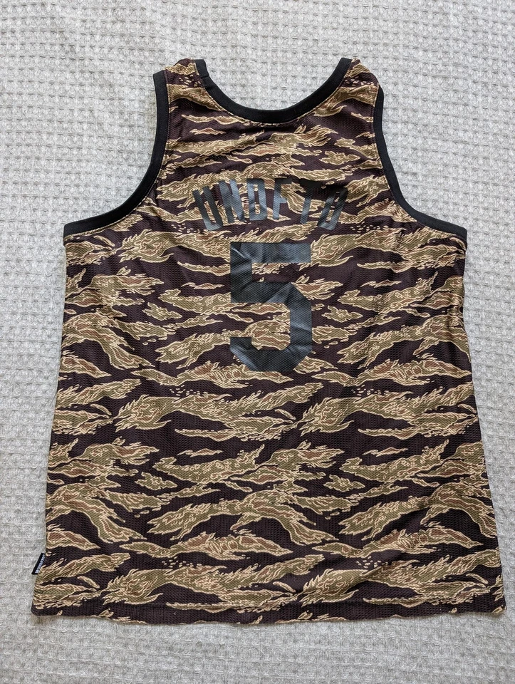 Непобедимая майка мужская большая камуфляжная сетка спортивная баскетбольная уличная одежда - Изображение 2 из 4