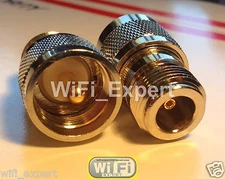 2 UHF PL259 Male Plug to N Female RF Coaxial Coax Connector Adapter HAM RADIO US