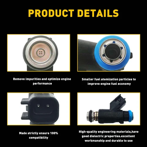 Set of 8 Genuine For GM 217-3412 / 12613412 L96 Flex Fuel 50lb/hr Injectors TBSS - Picture 15 of 17