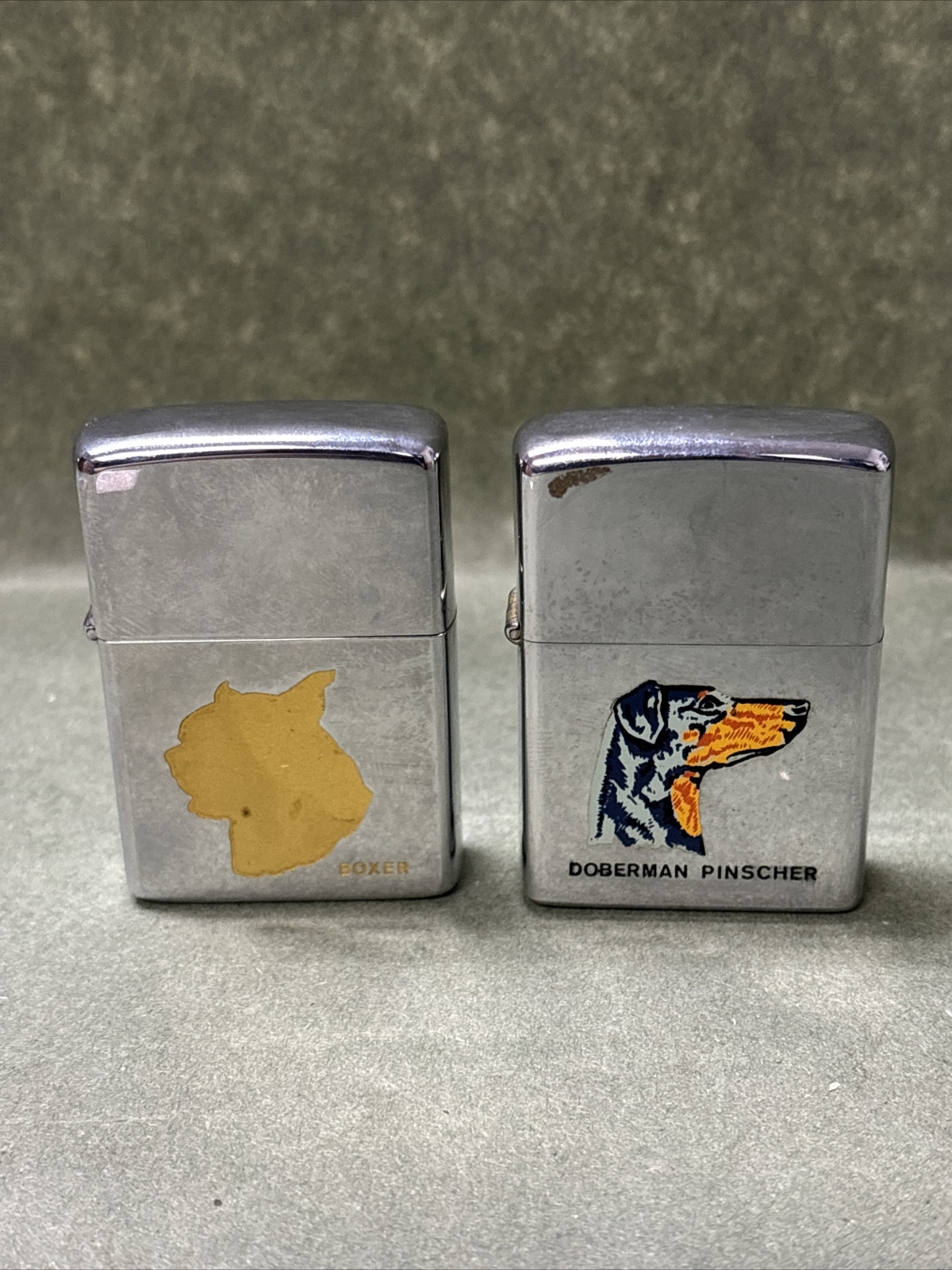 2zippo, Dog Lighters Boxer, Doberman Pincher Dogs eBay