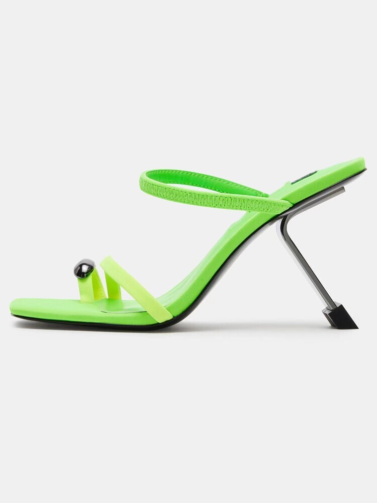 PANTOFOLA D’ORO Scarpe sandali ciabatte donna moda sexy punta clip tacco alto perizoma mules OEQM