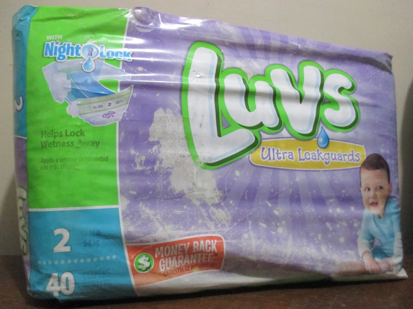 Original, Luvs Ultra Leakguards Diapers Size 2, 40 Count (2016)