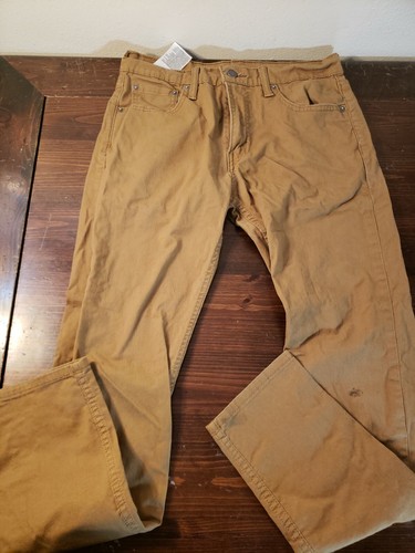 Levis 512 Mens Sz 30x32 Denim Jeans Beige Tan Pants Skinny Jeans Meas 30x29  G10 | eBay