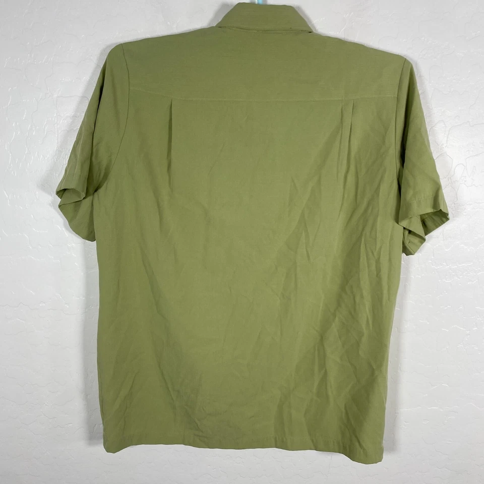 5.11 Tactical Shirt Mens Medium Green Snap Button Up Short Sleeve Conceal Carry - Image 4 of 4