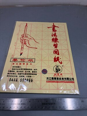 2x 55 sheets Strong Chinese Calligraphy Practice Paper  BEST large 10'' x 14''