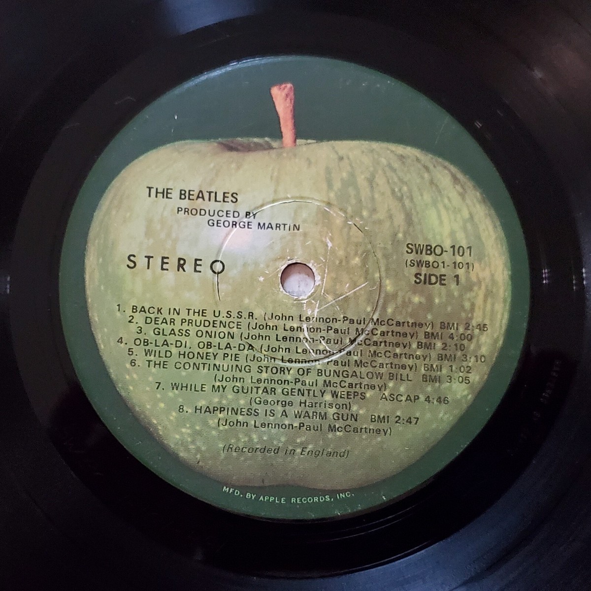 The Beatles The White Album SWBO-101 Vinyl Record EXCELLENT