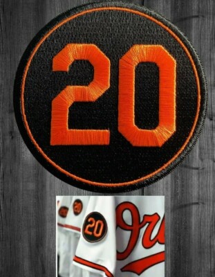  FRANK ROBINSON PATCH # 20 MEMORIAL PATCH BALTIMORE ORIOLES un used jersey patch