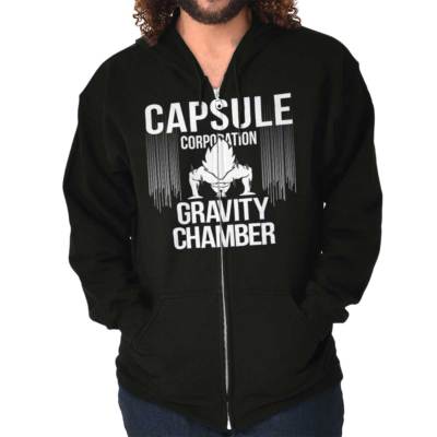 Capsule Organization Gravity Chamber Anime Sweatshirt Zip Up Hoodie Men Women