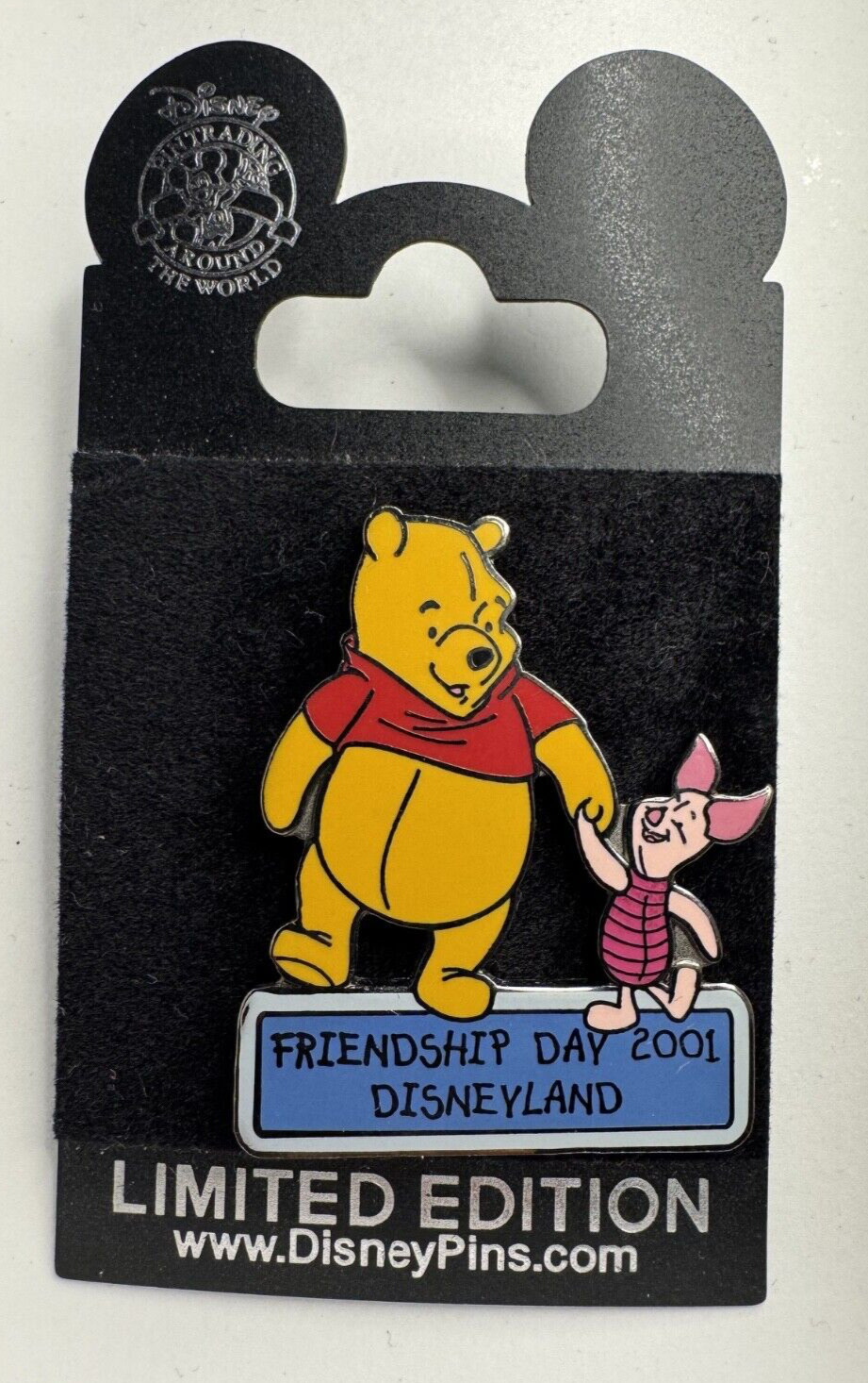 DL Friendship Day 2001 Pooh Piglet Winnie The Pooh Disney Pin =