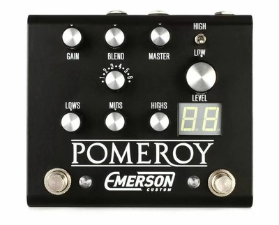 Emerson Custom Pomeroy Boost / OD / Distortion pedal - black