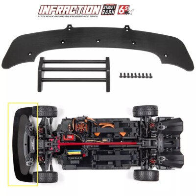 NEW Metal Front Chassis & Bumper Fit For ARRMA 1/7 INFRACTION 6S BLX ARA109001