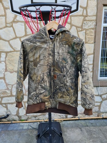 CARHARTT Camo Chore Jacket Kids M 10-12 