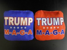 Trump MAGA Regulation Size Backyard Cornhole Bags Set of 8
