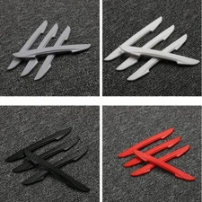 4x Car Door Edge Scratch Anti-collision Protector Guard Strip Decor Accessories 