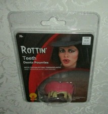 Rottin' Teeth Dentures with Custom Fitting Thermoplastic Ages 14 Rubies