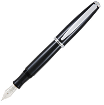 Monteverde Aldo Domani Black Lacquer Fountain Pen, Brand New