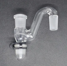 18mm Female to 18mm Male Glass Drop Down Reclaim Removable Jar USA 