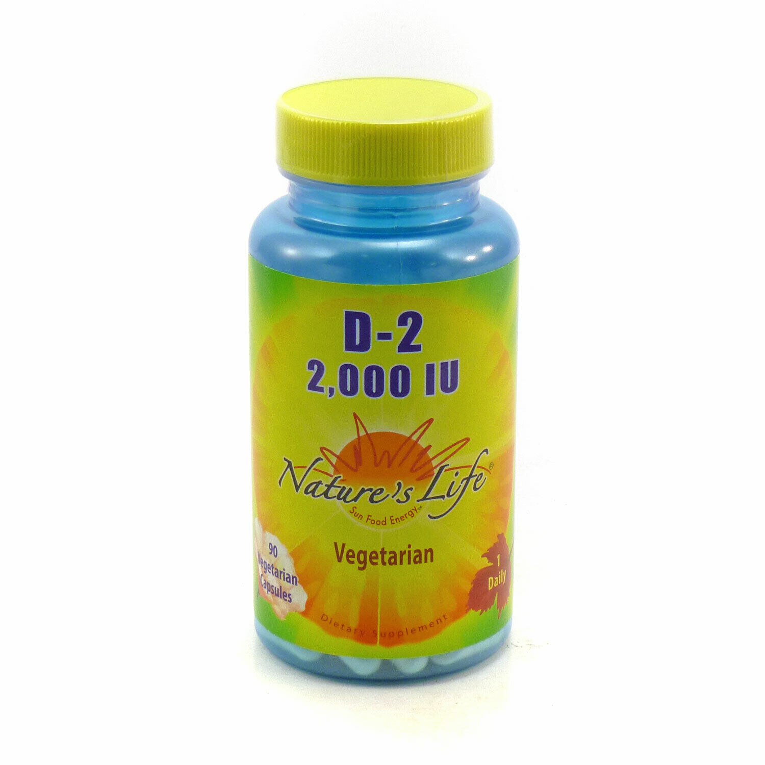 Vitamin D-2 2000 IU 2000 iu By Nature's Life - 90 Vegetable Caps
