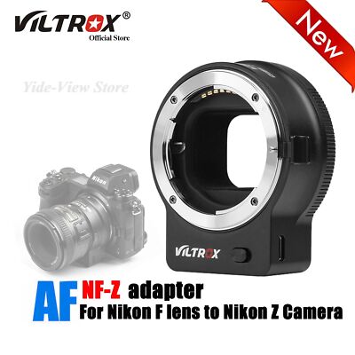VILTROX NF-Z Auto Focus Lens adapter for Nikon F lens to Nikon Z Mount Cameras