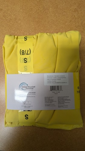 Girls 3 Tier Youth Dress Adjustable Spagetti Strap MONDETTA 5/6 XS New Yellow - Picture 6 of 6