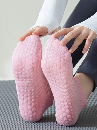 3Pack Womens Cotton Ankle Socks Low Cut Casual Sport Yoga Non-Slip Hosiery Soft - Picture 16 of 34