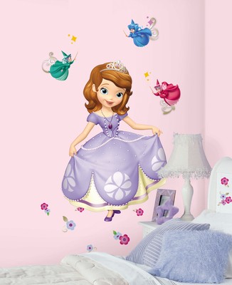 Sofia The First Giant Wall Decals New Disney Princess Stickers Girls Room Decor Ebay