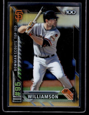 2016 Bowman Chrome Mac Williamson/50 Gold Refractor Scouts Top 100 Giants