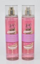 2 BATH  BODY WORKS SWEET PETAL POUND CAKE FINE FRAGRANCE MIST BODY SPRAYS NEW