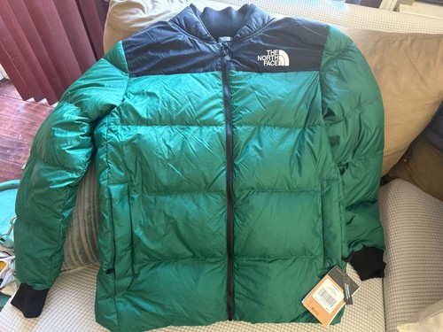 The North Face Nordic (Nuptse) 700 Daunenjacke grün/schwarz Herren Gr. Medium NEU