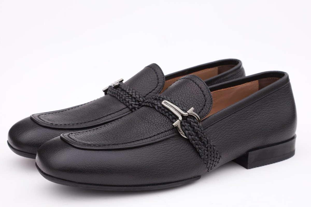 Ferragamo Missouri Leather Loafer, Black Salvatore Ferragamo Parigi Men main image 3