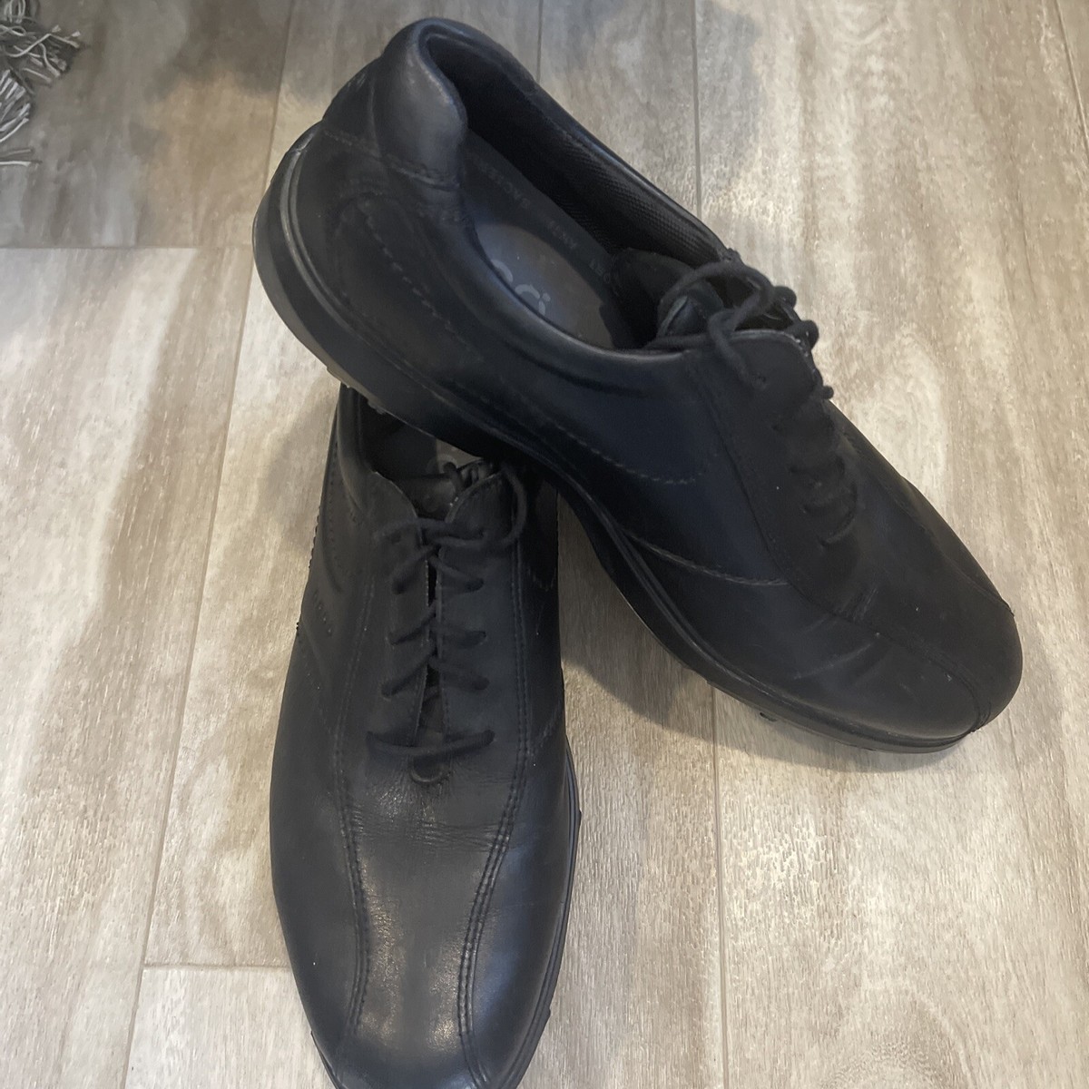 Ecco Hydromax Golf Shoes Size EU 42 Black Men Spikes US 8.5 | eBay