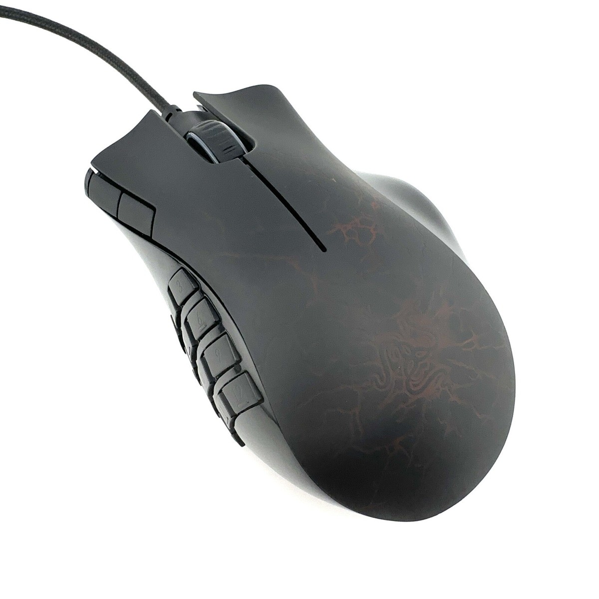 Custom Modified Blue Razer Naga Molten Gaming Mouse RZ01 Custom Modified Blue Razer Naga Molten Gaming Mouse RZ01